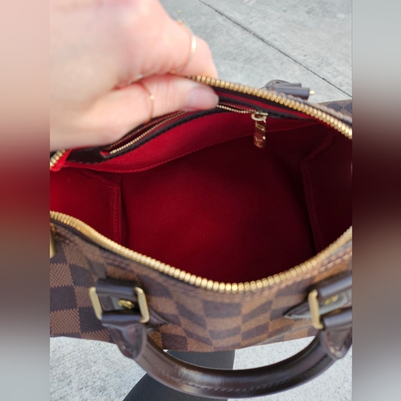 *SOLD* Louis Vuitton Speedy 25 Ebene Bandouliere Handbag Crossbody - Picture 9 of 17